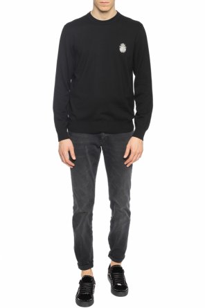 'out' patched sweater, zdjęcie 2 'out' patched sweater od Billionaire